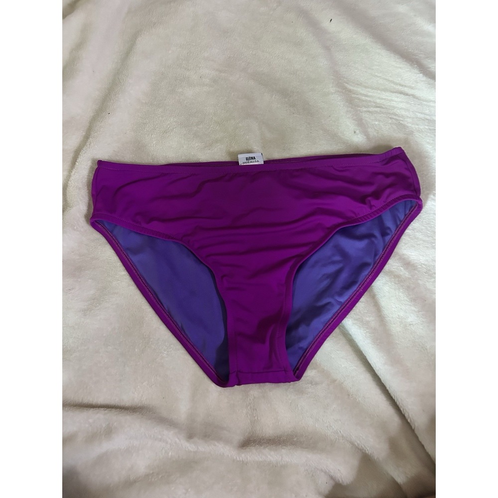 Vintage Ujena 84 Bikini Bottoms Womens Purple High Cut Swimwear Extra Large XL
